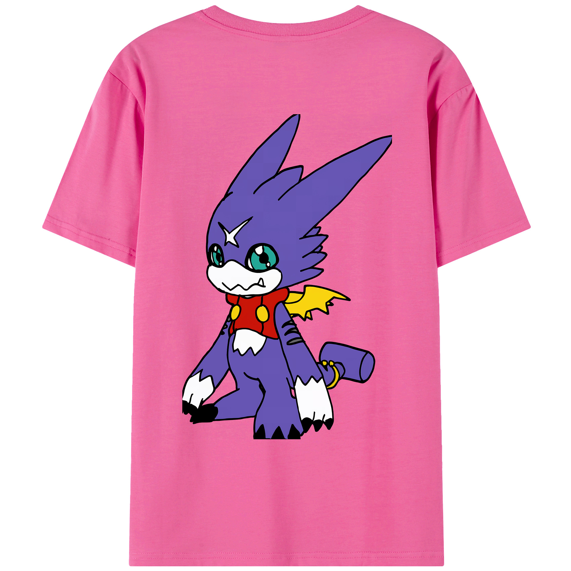 （画像用） Digimon デジタルモンスター/デジモン レディース半袖Tシャツ(バックプリント)